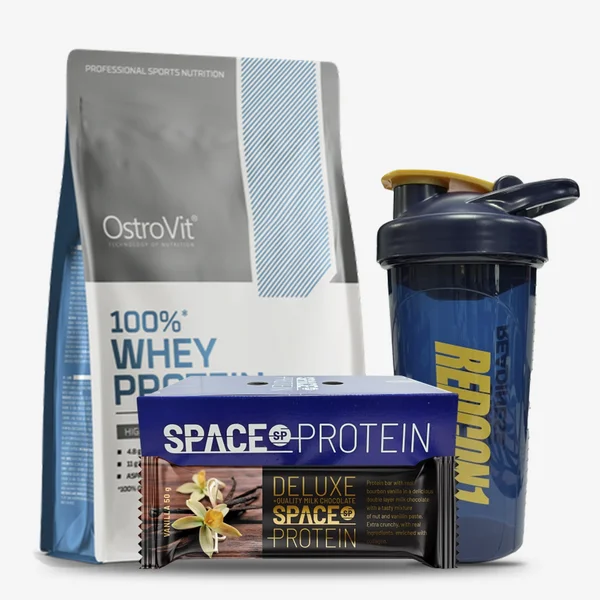 Proteína Whey + Caja De Barras + Shaker