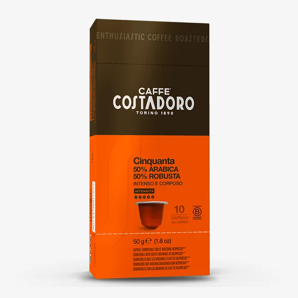 Costadoro Cinquanta Café Cápsulas Nespresso Compatibles 10 U