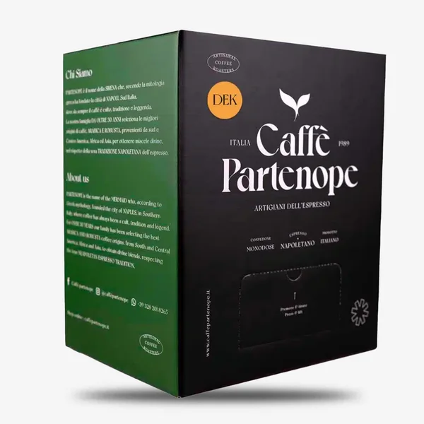 Partenope Café Descafeinado Cápsulas Nespresso 50 U