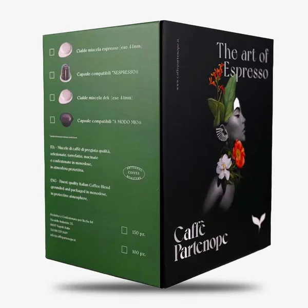 Partenope Café Cápsulas Nespresso Compatibles 50 U