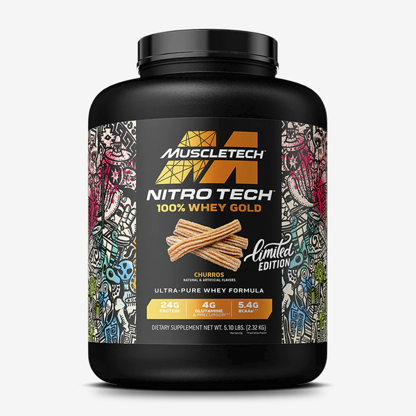 Proteina Nitro Tech Whey Gold Edición Limitada 5lb
