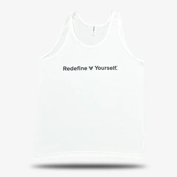 Polera Redefine Yourself Tank Top White