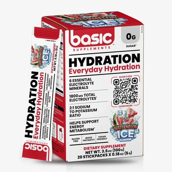 Por Vencer Basic Electrolito Hydration 5g X 20 Watermelon