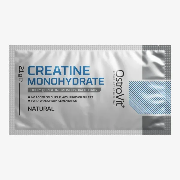Creatina Monohidratada 4 Porciones Sin Sabor Ostrovit