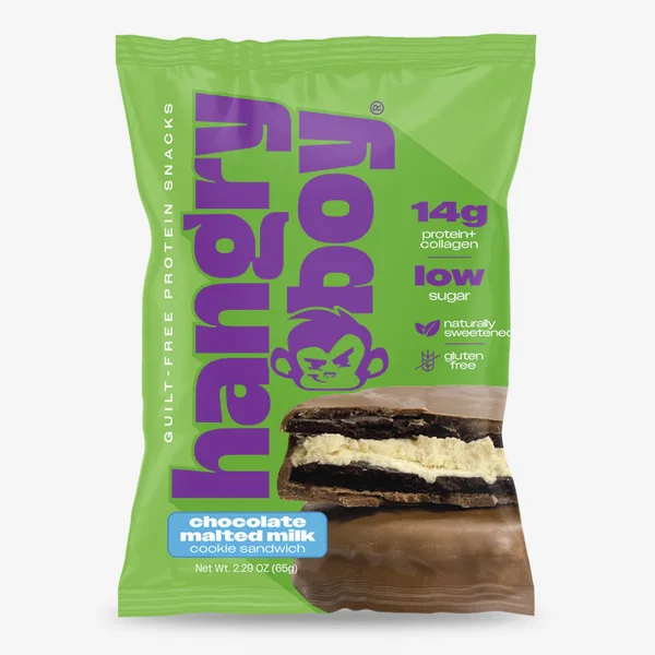 Por Vencer Hangryboy Snack Galleta 65g Chocolate Malted Milk