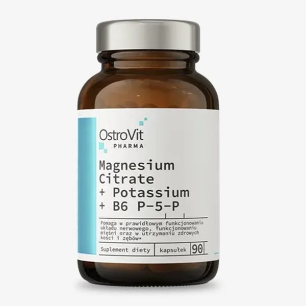 Vitamina Magnesio Citrato + Potasio + B6 + 9-5-P 90Caps Ostrovit