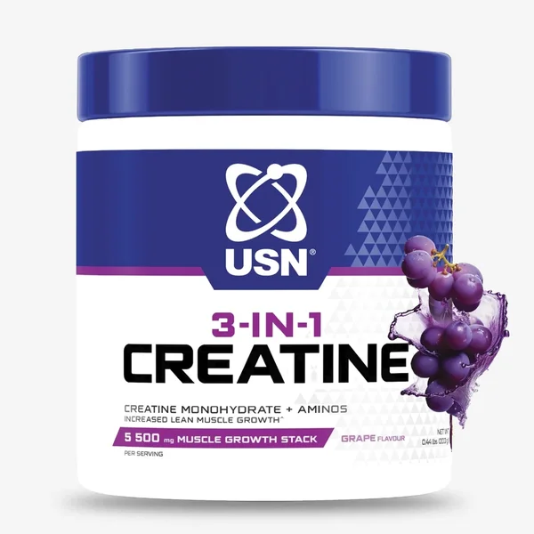 Creatina 3 En 1 Glicina + Taurina Sabores