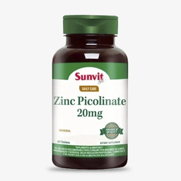 Zinc Picolinate 20mg 60 Tabs