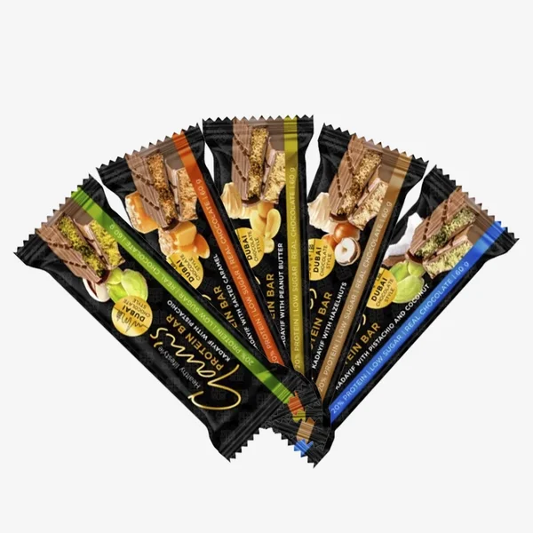 5X Barra De Proteína Dubai Gams