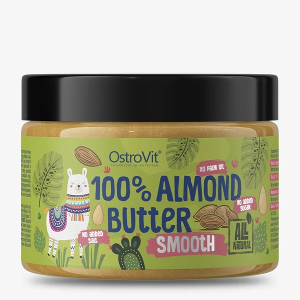 100% Mantequilla De Almendras Smooth 500 Grs