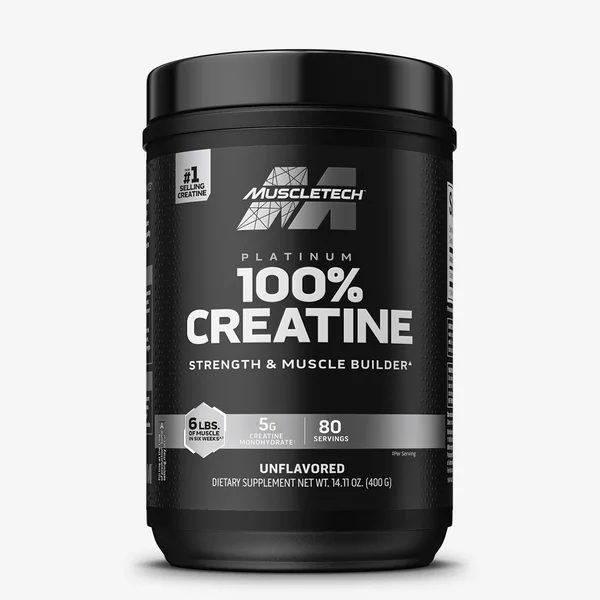Creatina Platinum 100% Muscletech 400 Grs