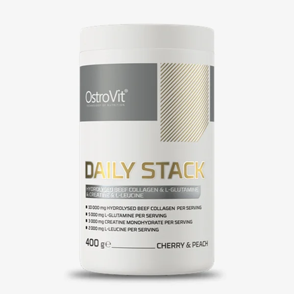 Daily Stack Colageno + Creatina + Glutamina + Leucina