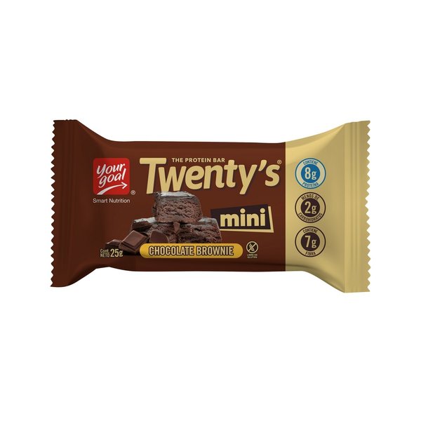 Twentys Mini Barra De Proteina Chocolate Brownie 25 gr