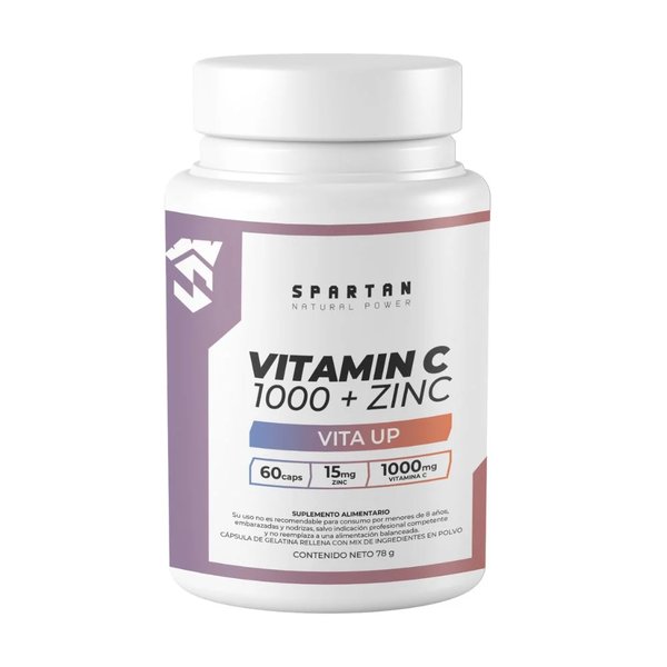 Vitamina C 1000mg+Zinc 15mg Vita Up Capsulas X60