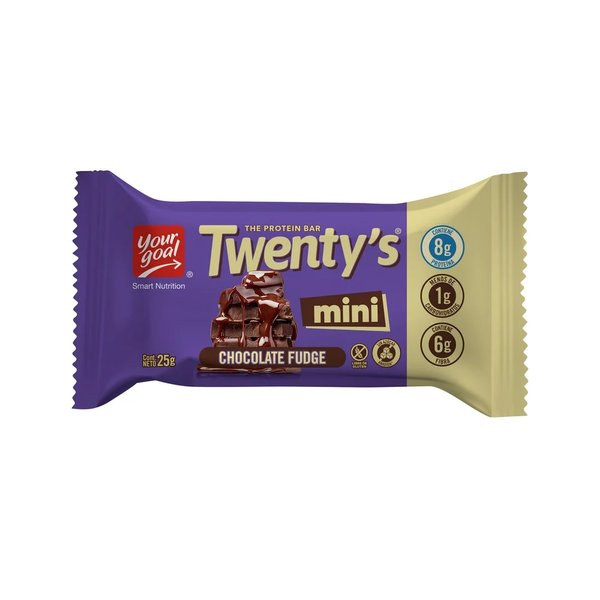 Twentys Mini Barra De Proteina Chocolate Fudge 25 gr