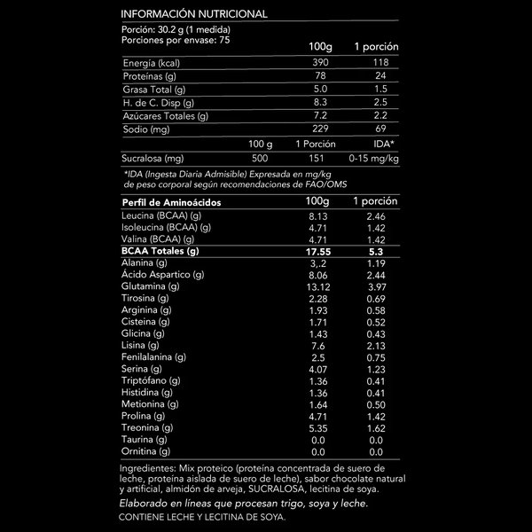 Whey Protein Chocolate 2.268g