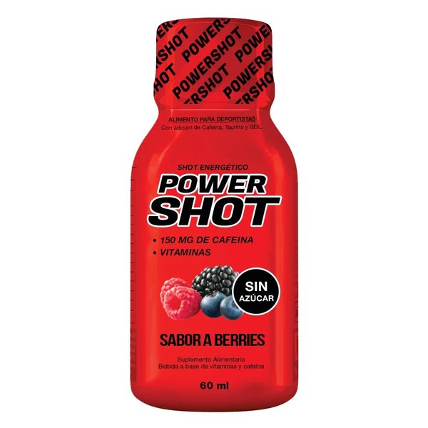 Shot Energético Sabor Berries 60 ml
