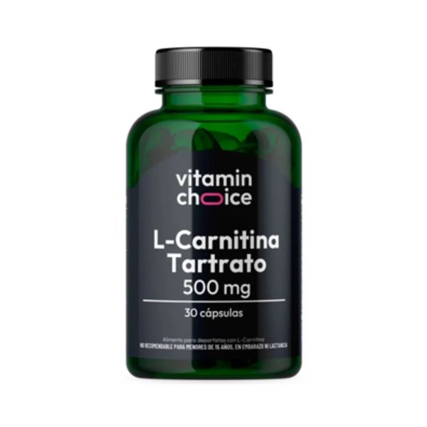 L-Carnitina Tartrato 500mg 30 Cápsulas