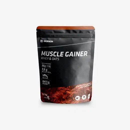 Ganador De Masa Muscular De Chocolate Suero Lácteo Y Avena 1,5kg