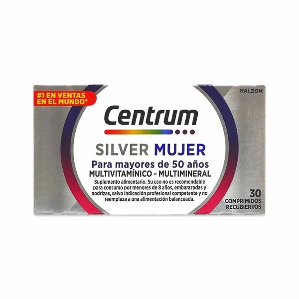 Centrum Silver Mujer 30 Comprimidos Recubiertos