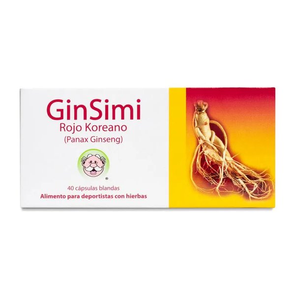 Ginsimi Ginseng Rojo Koreano 40 Cápsulas