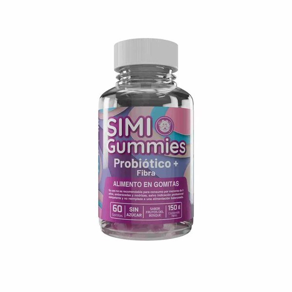 Simi Gummies Probiótico + Fibra Prebiótica 60 Gummies
