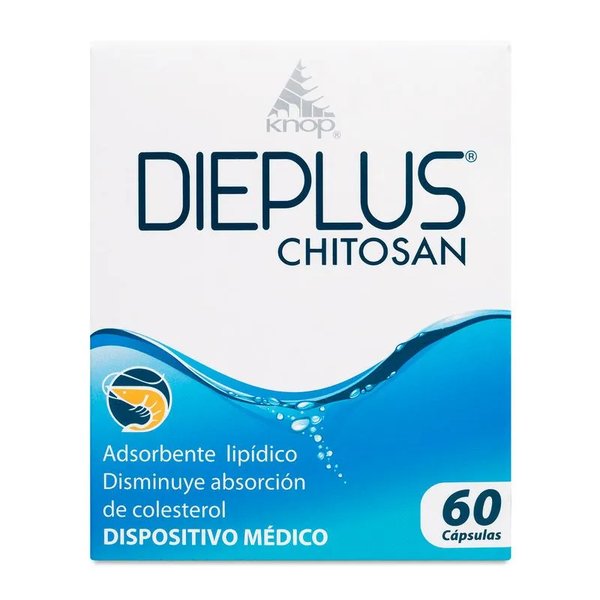 Dieplus Con Chitosan 375mg 60 Cápsulas