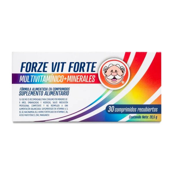 Forze Vit Forte 30 Comprimidos Recubiertos