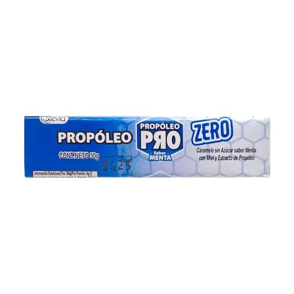 Caramelo De Propóleo Pro Zero Sabor Menta 10 Unidades