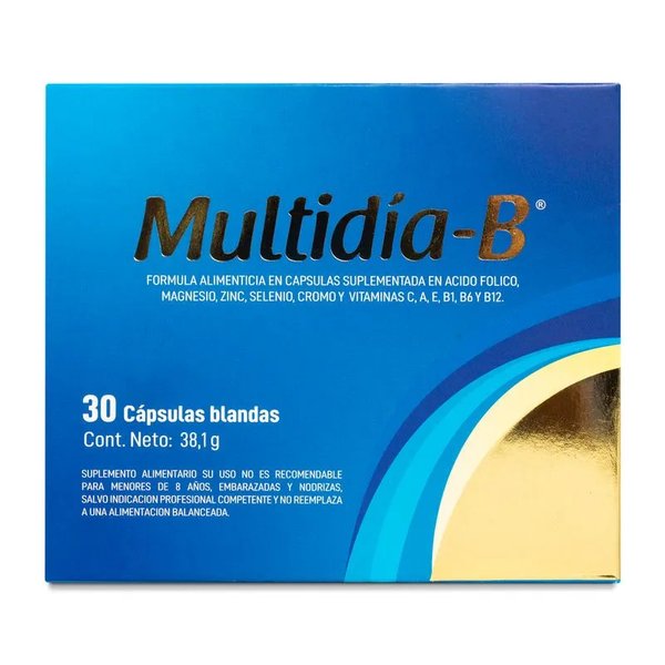 Multidía-B 30 Cápsulas