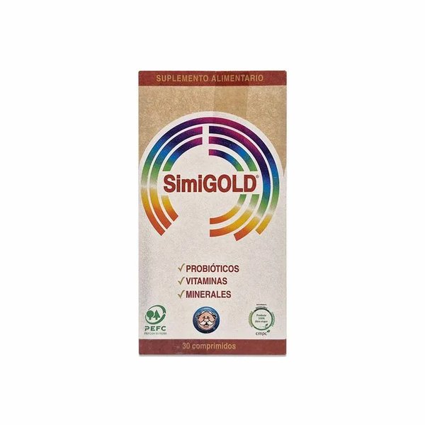 Simigold Multivitamínico Con Probióticos 30 Comprimidos