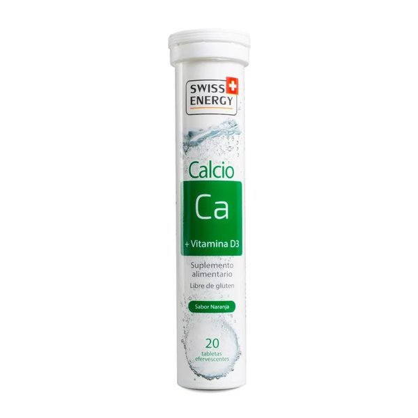 Tabletas Efervescentes De Calcio 500mg + D3 300 Ui