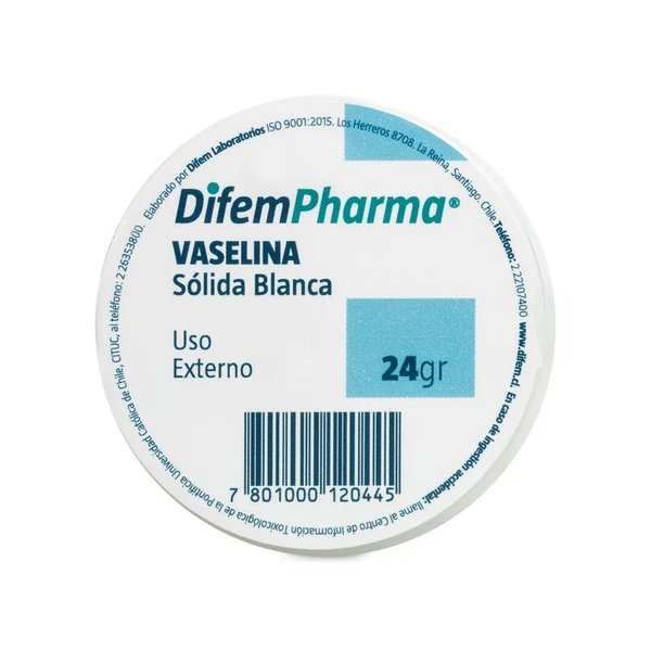 Vaselina Sólida Blanca 24g