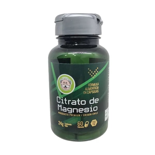 Citrato De Magnesio 400mg 60 Cápsulas