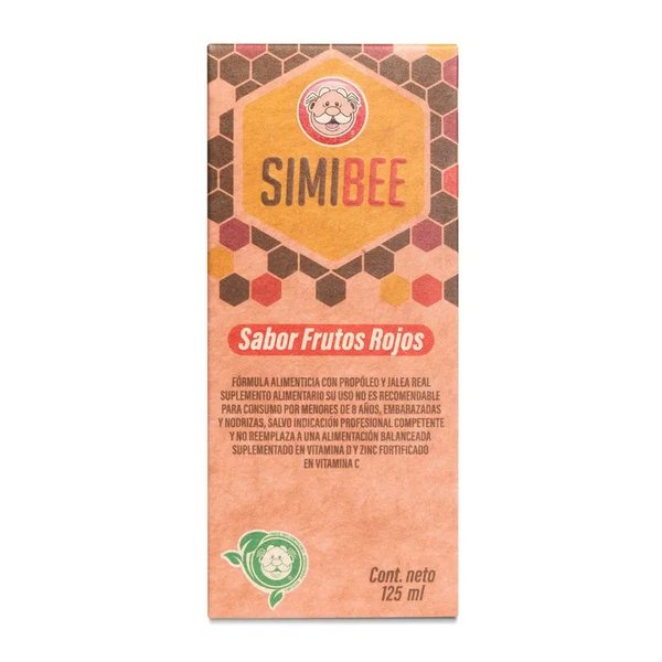 Simibee Jarabe Sabor Frutos Rojos 125 ml