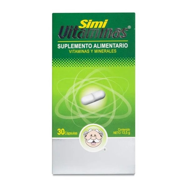 Simivitaminas 30 Cápsulas