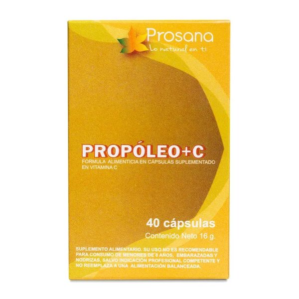 Propóleo + Vitamina C 40 Cápsulas