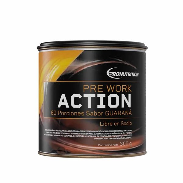 Pronutrition Pre Work Action Sabor Guaraná 300 gr