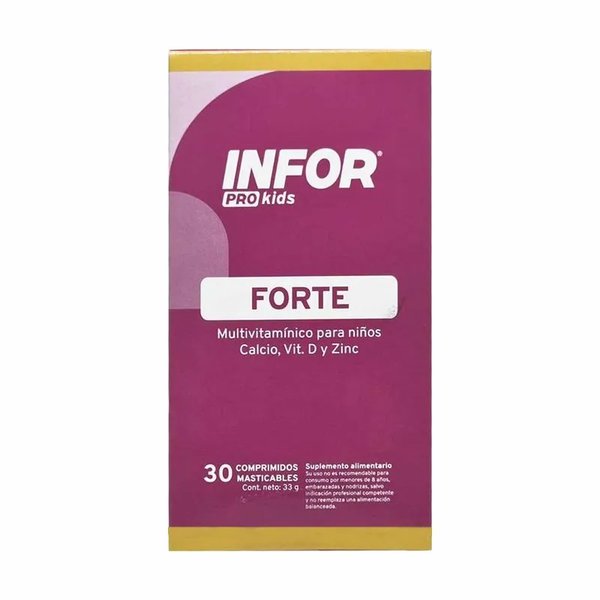 Infor Pro Kids Forte 30 Comprimidos Masticables