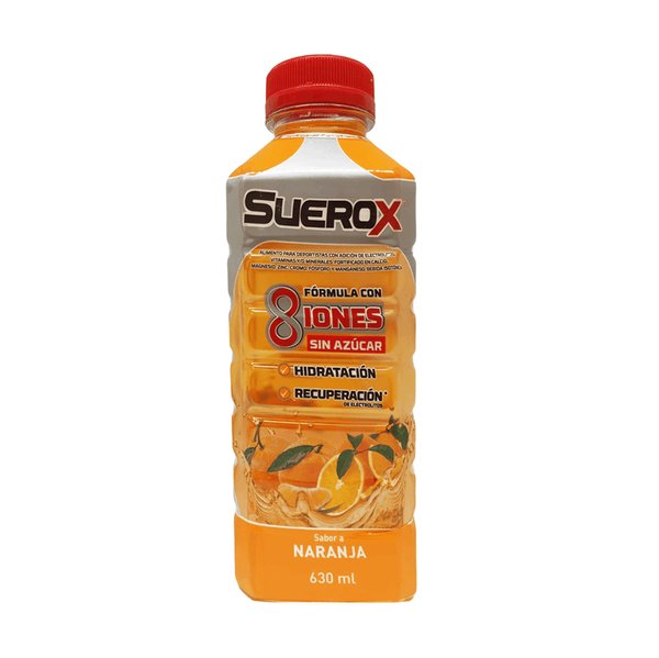 Suerox Sabor Naranja Sin Azúcar 630 ml