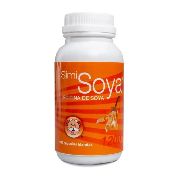 Simi Soya Lecitina De Soya 1200mg 100 Cápsulas