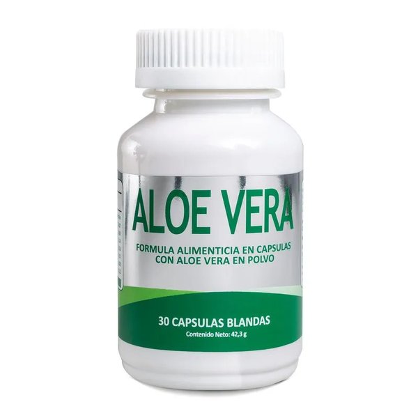 Aloe Vera Gel 25mg 30 Cápsulas