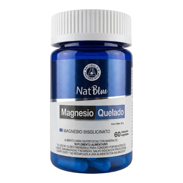 Magnesio Quelado X 60 Cápsulas Natblue