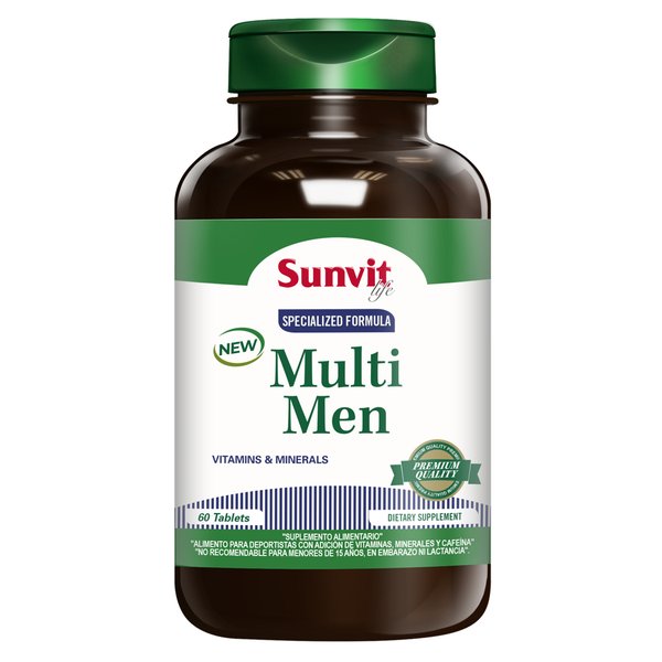 Multi Men X60 Tabletas, Sunvit Life