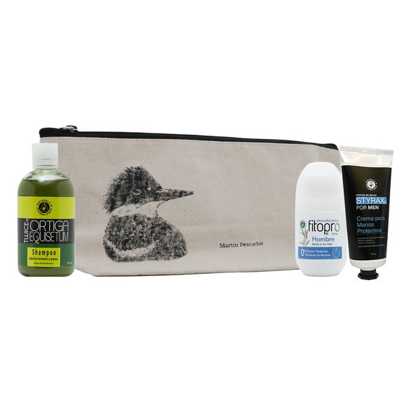 Pack Styrax Desodorante Fitopro 75 ml + Crema Manos Styrax 100 ml + Shampoo Twice 250 ml + Cosmetiquero