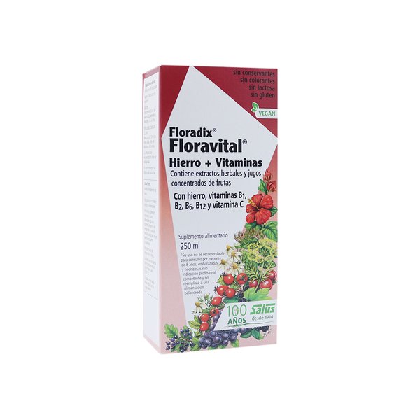 Floravital Hierro + Vitaminas 250 ml Salus