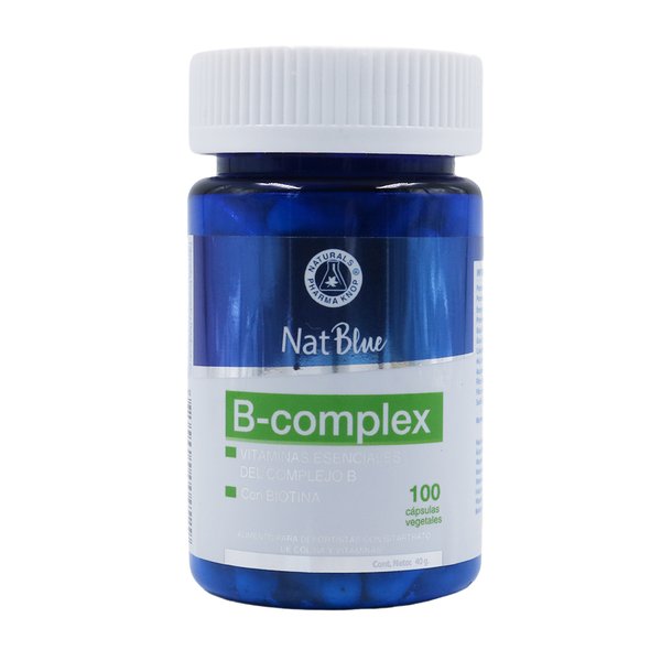 Natural B-Complex 426mg X 100 Cápsulas Vegetales Natblue