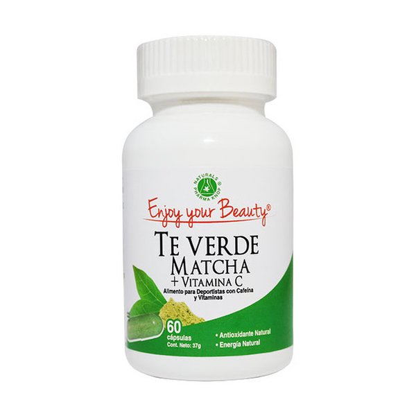 Té Verde Matcha + Vitamina C 400mg X 60 Cápsulas Enjoy Your Beauty