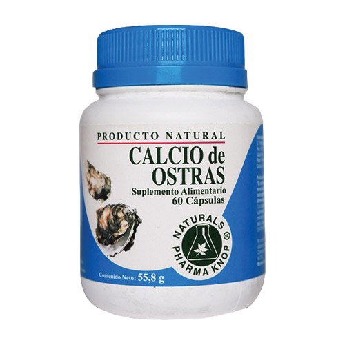 Calcio De Ostras 830mg X 60 Cápsulas Knop
