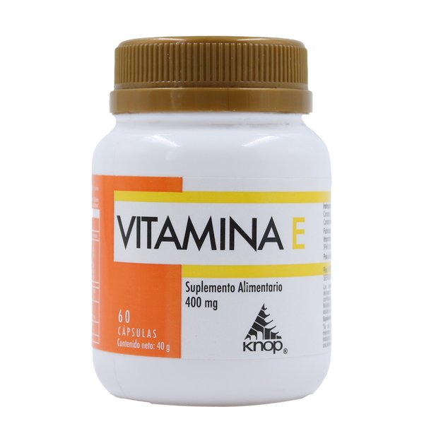 Vitamina E X 60 Cápsulas Blandas Knop Laboratorios
